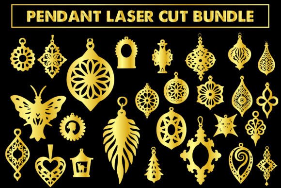 Download Pendant Laser Cut Vector Collection - Premium Resources